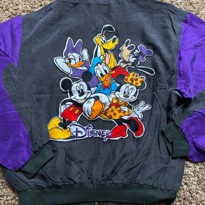 Vintage Silk Disney Mickey Mouse & Friends Jacket